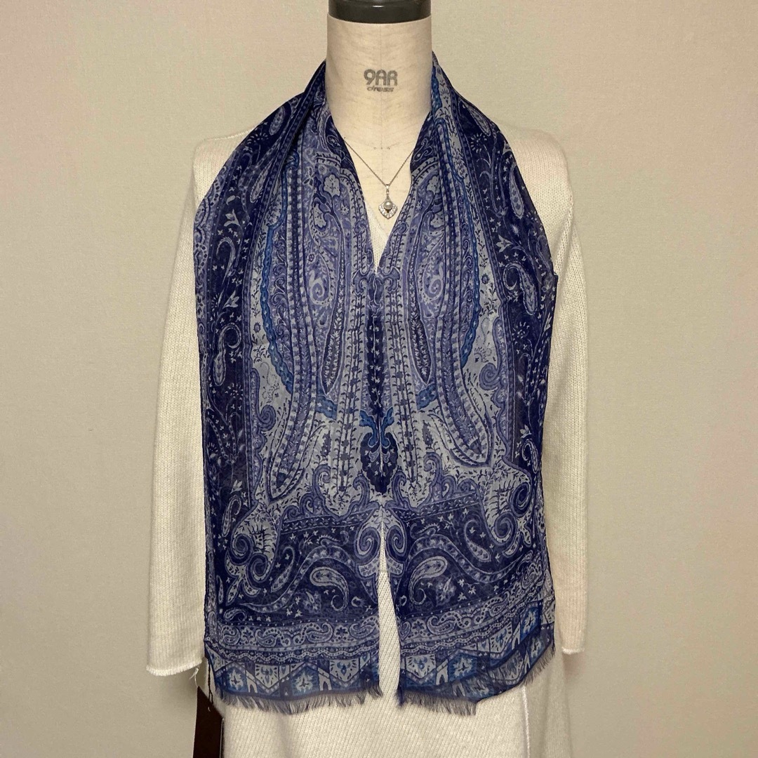 ETRO - 洗練されたデザイン ETRO 正規品 ペイズリー スカーフ ショール