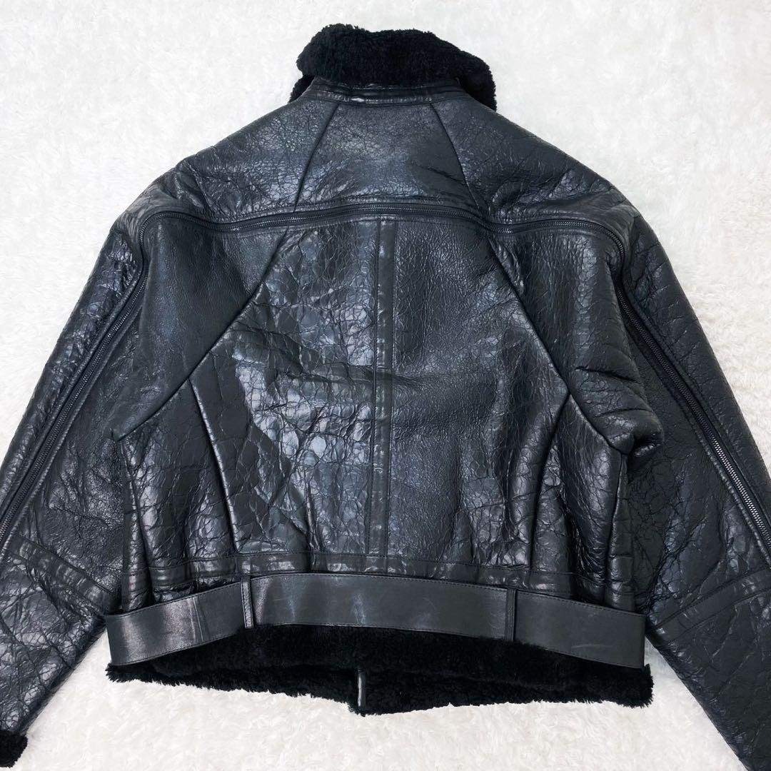 EMPORIO ARMANI - 未使用級 EMPORIO ARMANI B-3 ムートンレザー