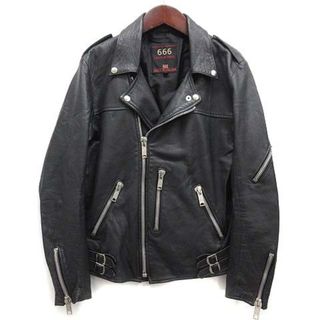 666 - 週末値下！ 美品 666 ダブルライダース 英国製 初期タグ 人気の