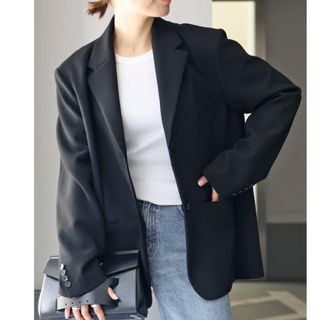 DEUXIEME CLASSE（テーラードジャケット ・ ブラック/黒色系）のフリマ