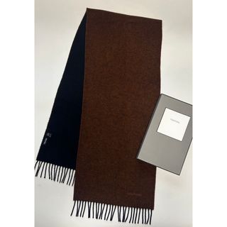 メンズ マフラー】グレー・ストライプ・ツートンカラーの通販 by aT's