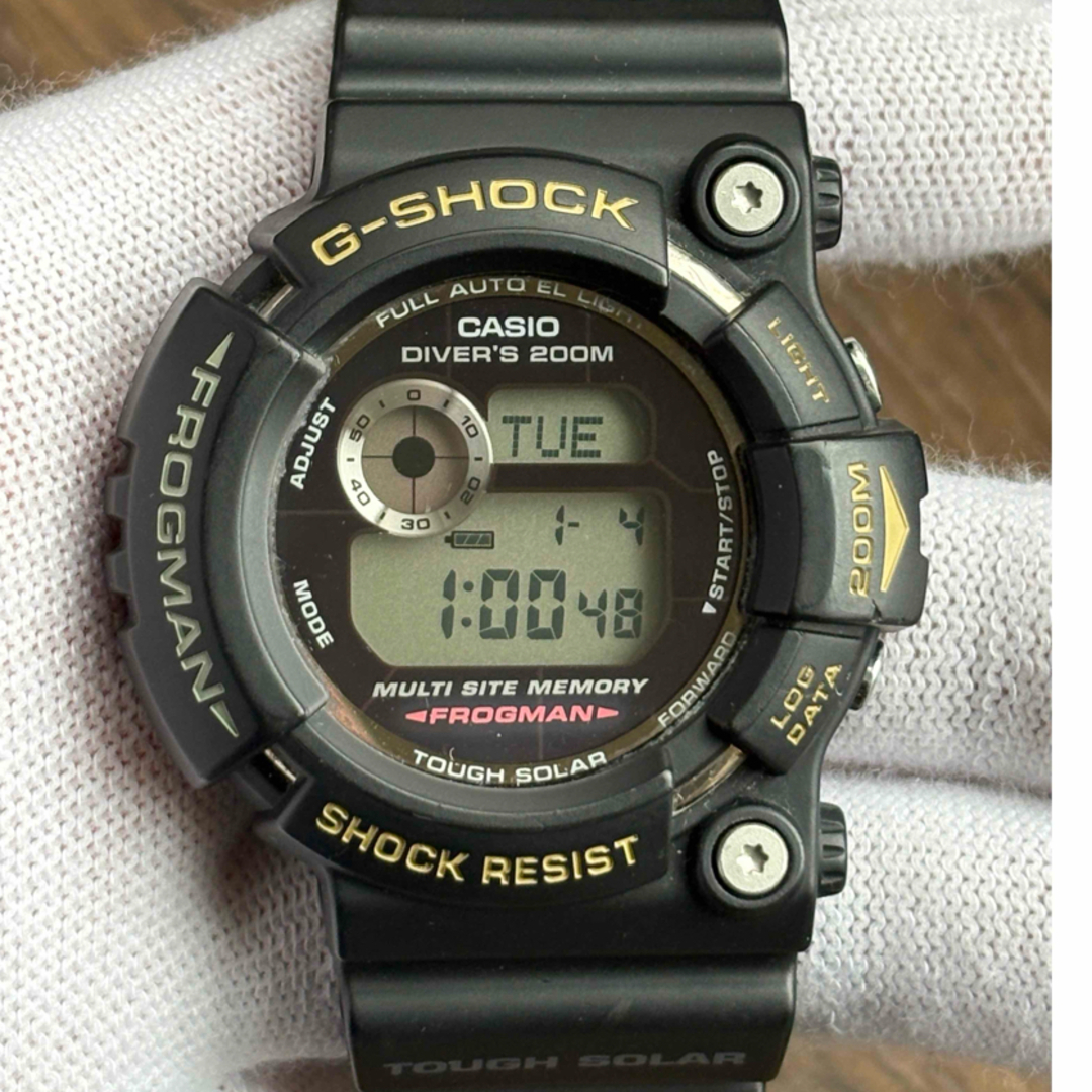 G-SHOCK - ジャンク CASIO G-SHOCK FROGMAN GW-200 ブラックの通販 by