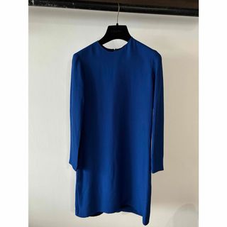 CELINE - CELINE セリーヌ フィービー期 レザーカラー ワンピース