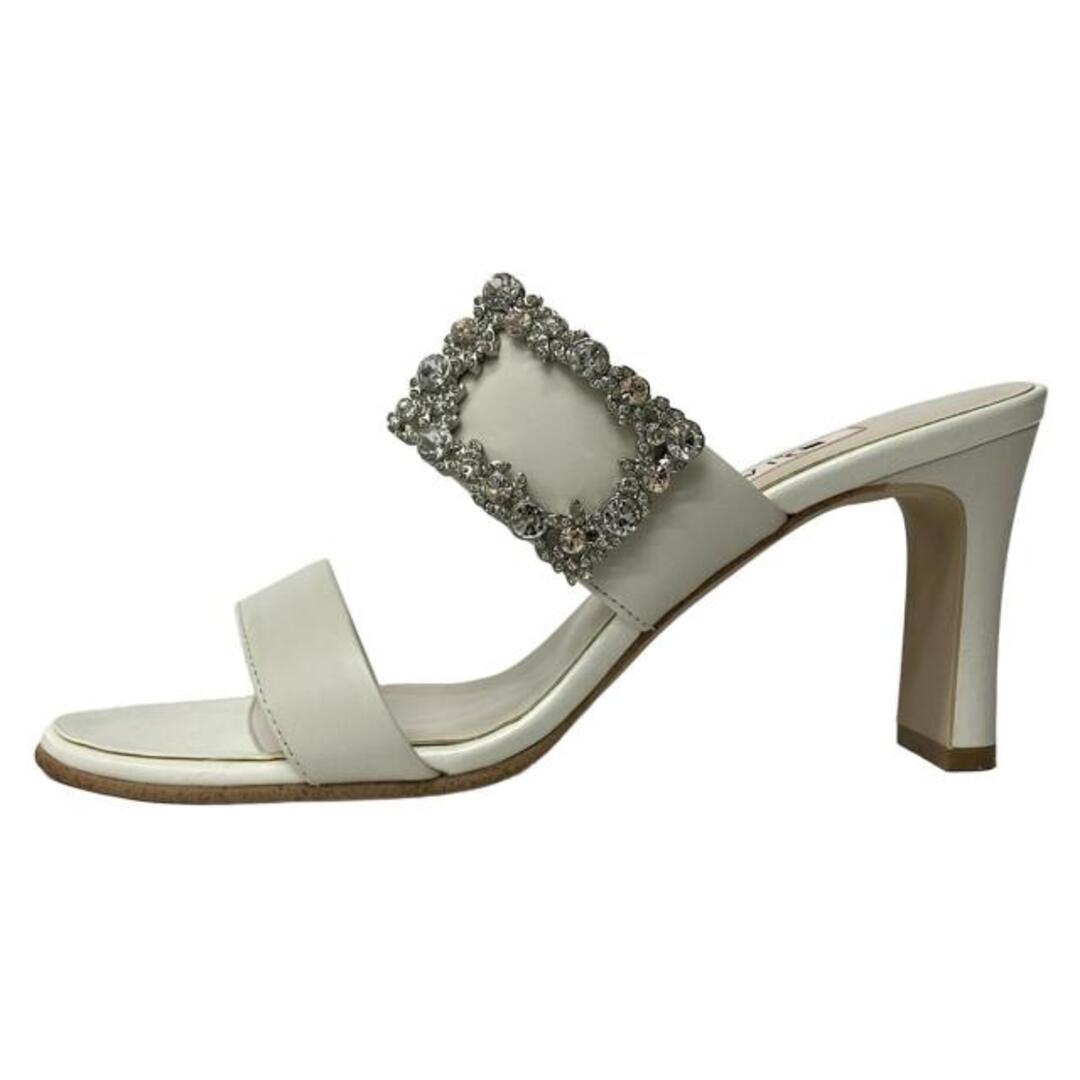 DIANA - DIANA(ダイアナ) ミュール L レディース美品 - 白 ビジュー