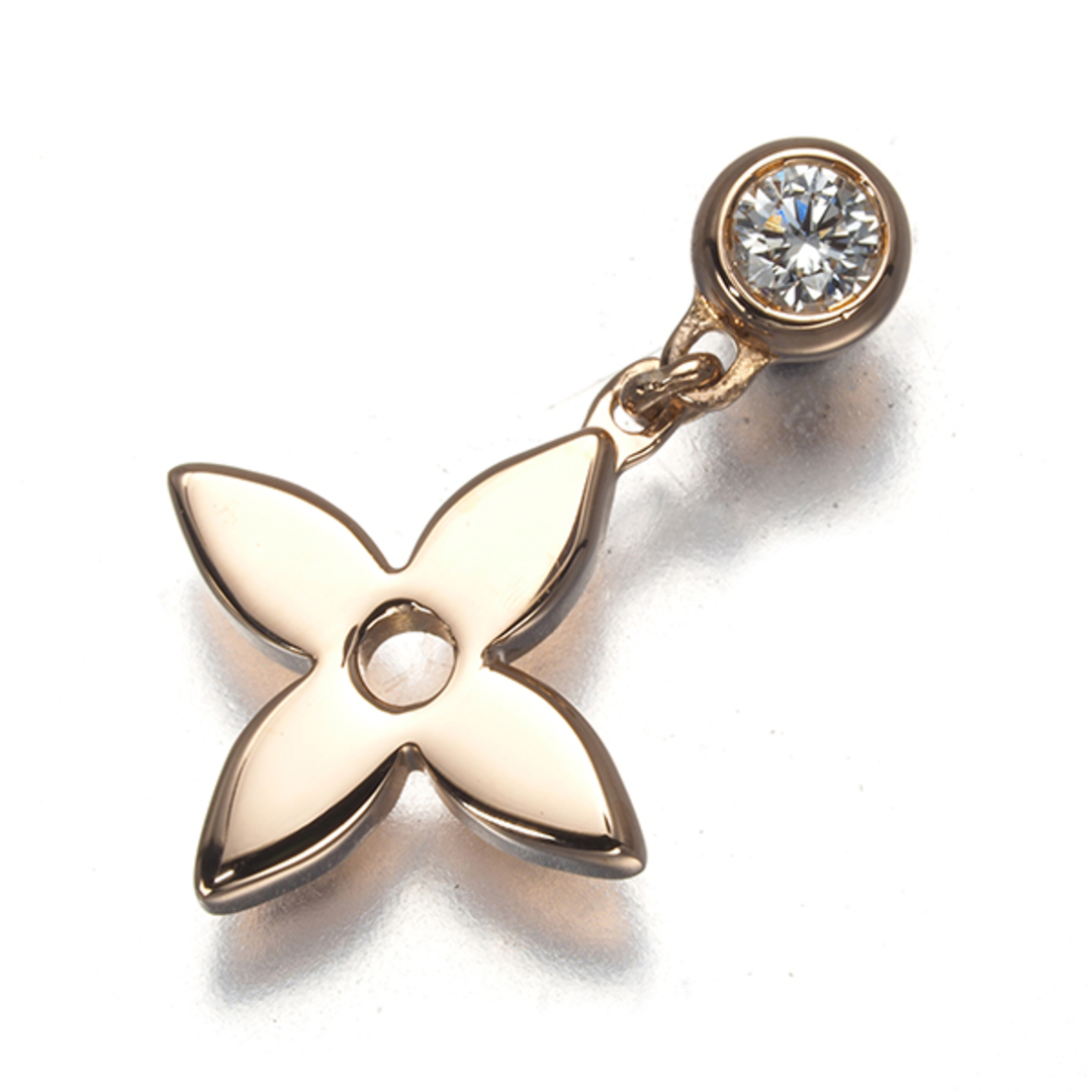 LOUIS VUITTON - ルイヴィトン ピアス モノグラムイディール 片耳