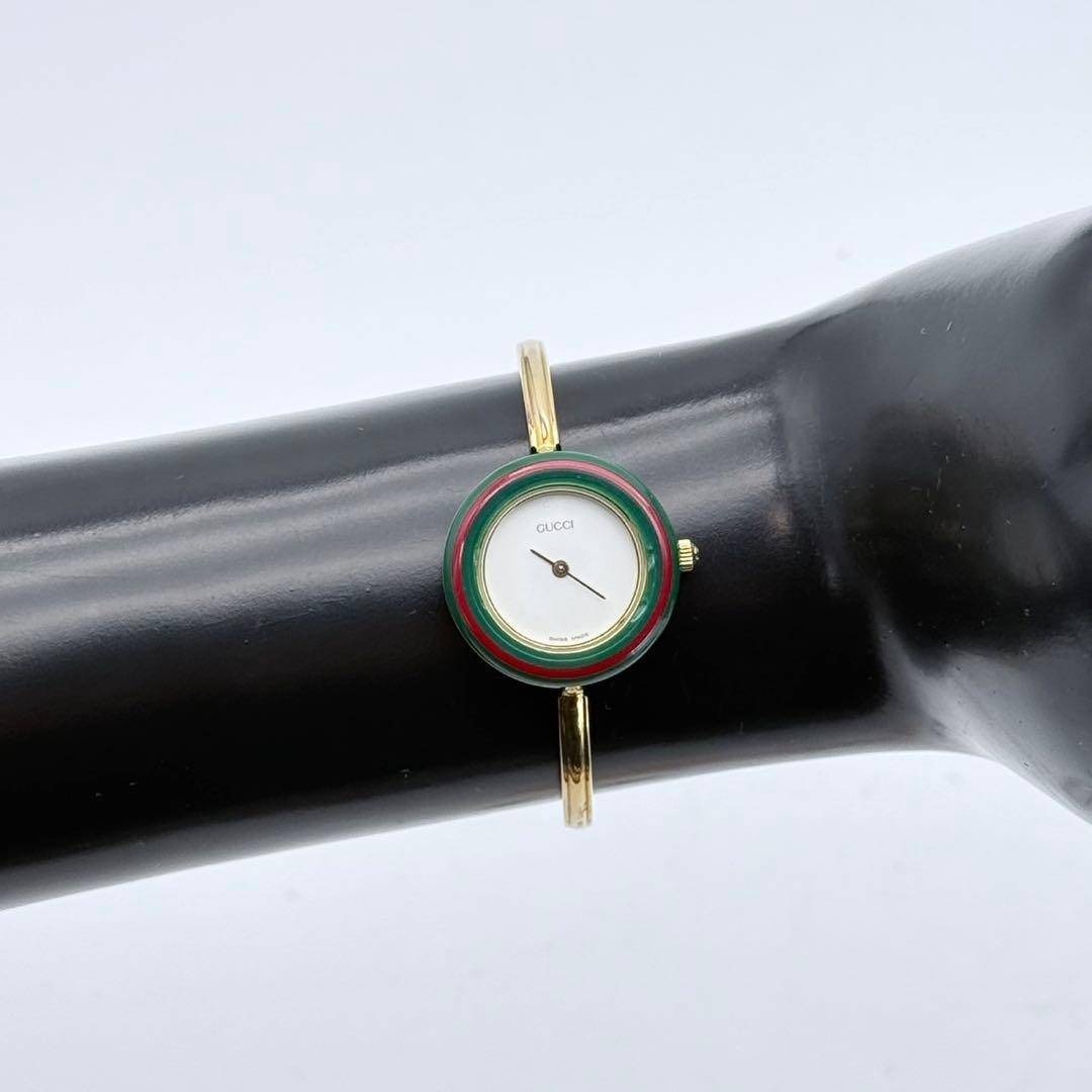 GUCCI - 稼働 グッチ チェンジベゼル 腕時計 11/12 クォーツ