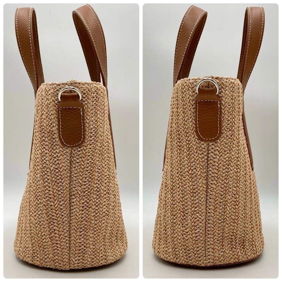 濱野皮革工藝/HAMANO - 現行！未使用級✨傳濱野 バスケットバッグ