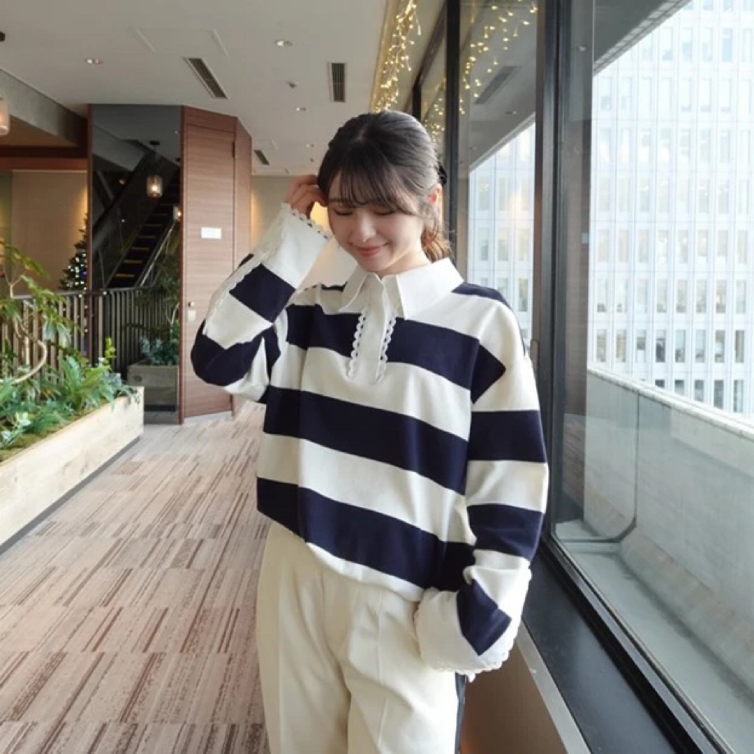 タグ付き】新品Bibiy. FRANCINE RUGBY TOP ビビィの通販 by たこ焼き