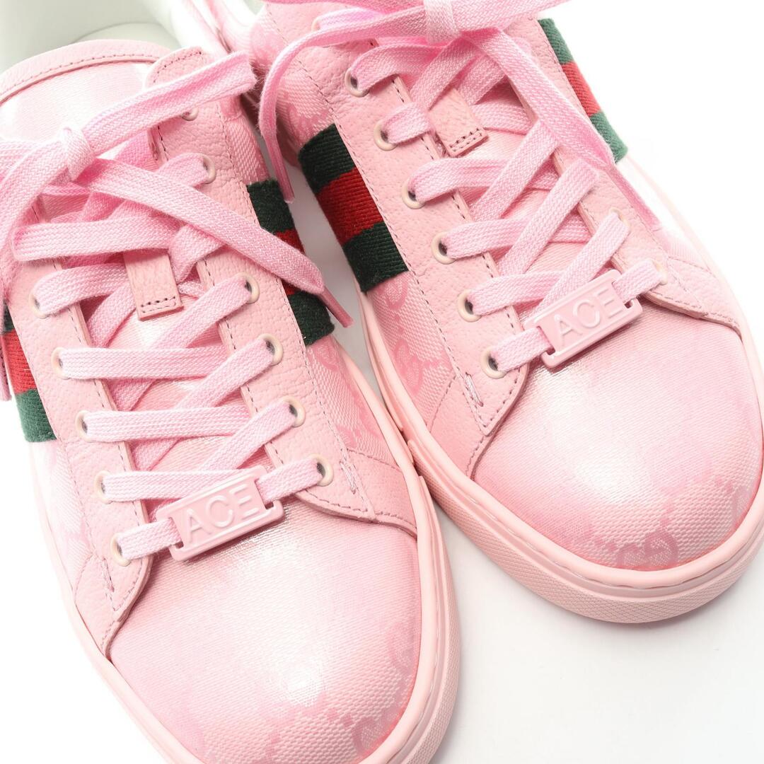 GUCCI - グッチ GUCCI GGクリスタル ウェブ ストライプ スニーカー 靴