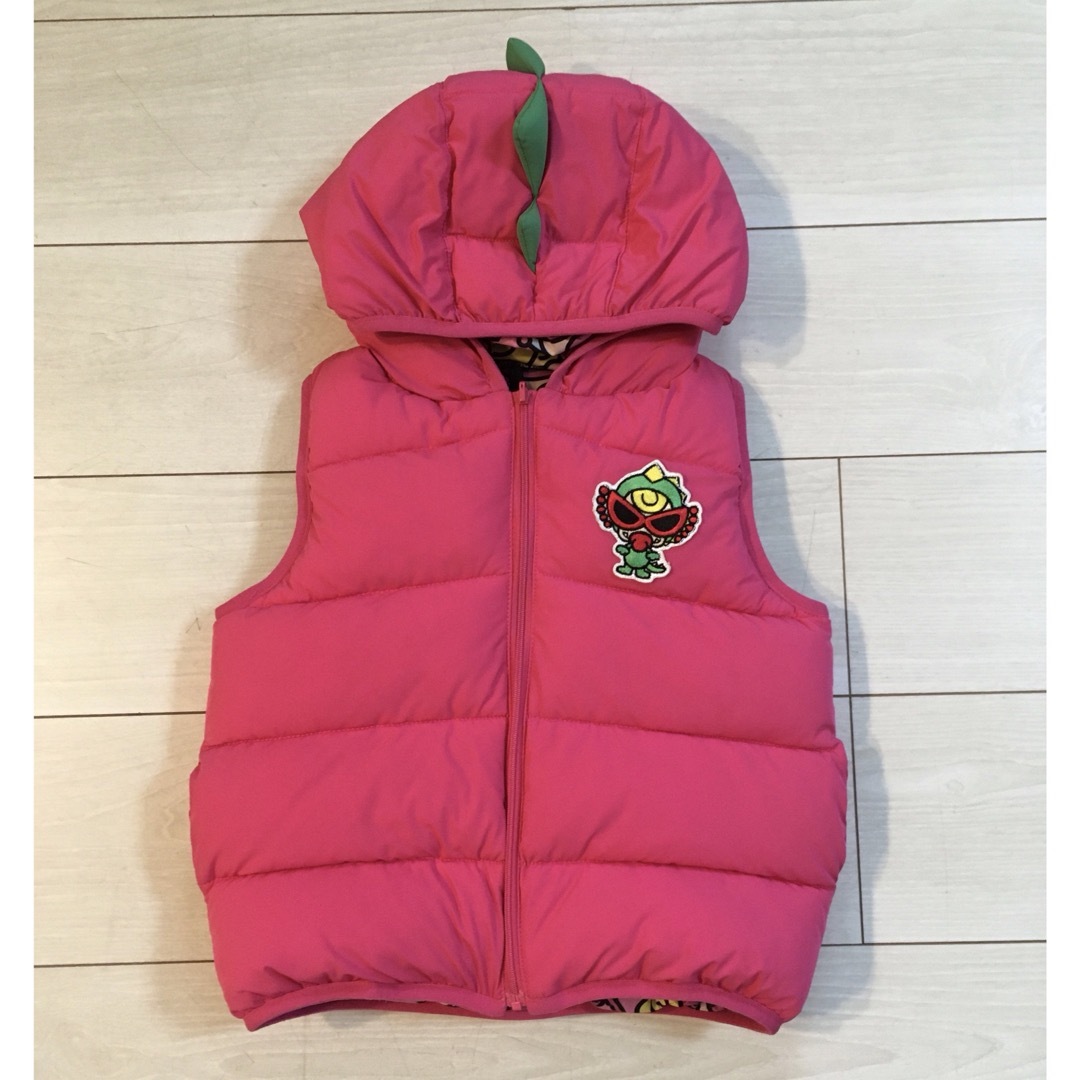 HYSTERIC MINI - ヒスミニ リバーシブルダウンベストの通販 by