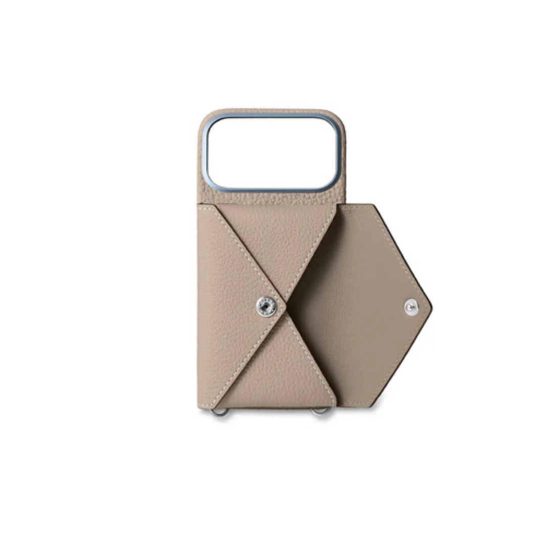 BONAVENTURA - 美品 ボナベンチュラ iPhone17Pro ケース グレージュ