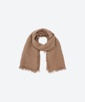 ベルギーリネンフリンジストール | ASAUCE MELER (Women)/アソースメレ