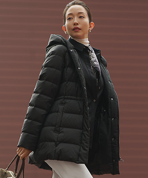 VERY掲載／新色追加】シレータフタ ミドル丈 ダウンコート