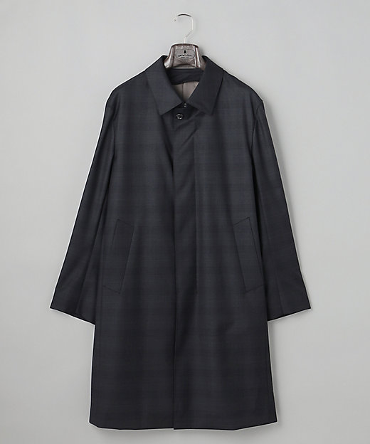 Zegna／ゼニア】TROFEOラミネートロング ステンカラー