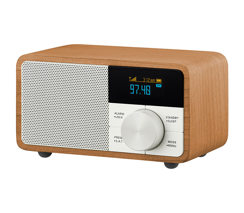 Sangean WR-305OLEDディスプレイ搭載FMラジオ・Bluetoothスピーカー