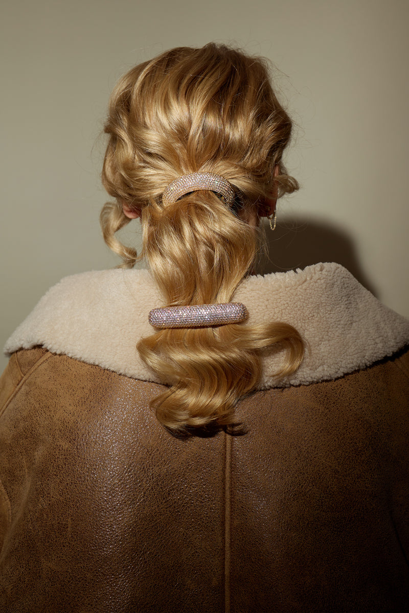 Pave Crystal Bar Barrette | LELET NY