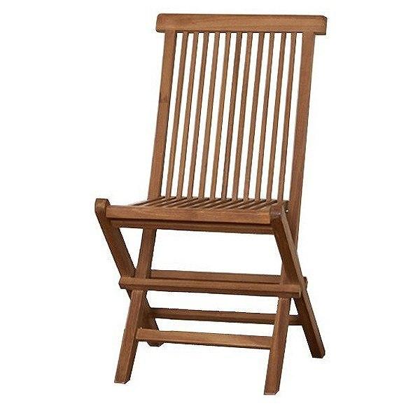 dショッピング |折りたたみチェア 2脚セット 天然木 チーク材 座面高