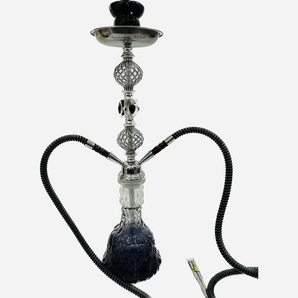 Amazon.co.jp: ブラックシーシャ 水パイプ 水タバコ 2人で同時に使える