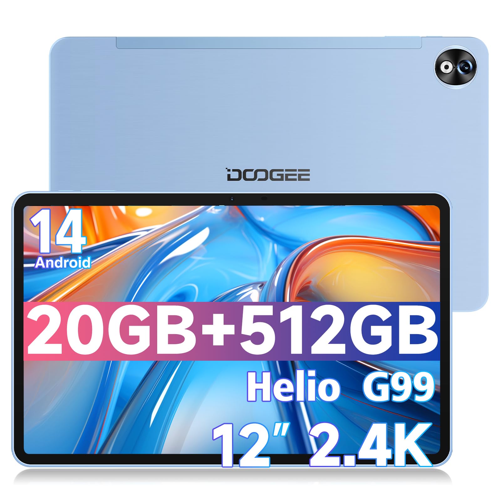 Amazon.com : DOOGEE T40 PRO 12 Inch Android 14 Tablet,2.4K Gaming