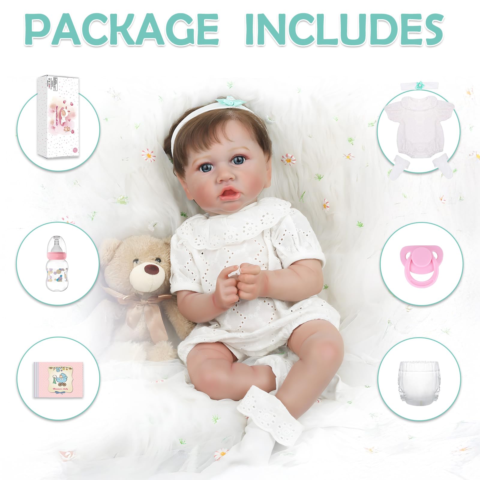 Amazon | KSBD リボーンベビードール リアルサスキアレプリカ 20インチ