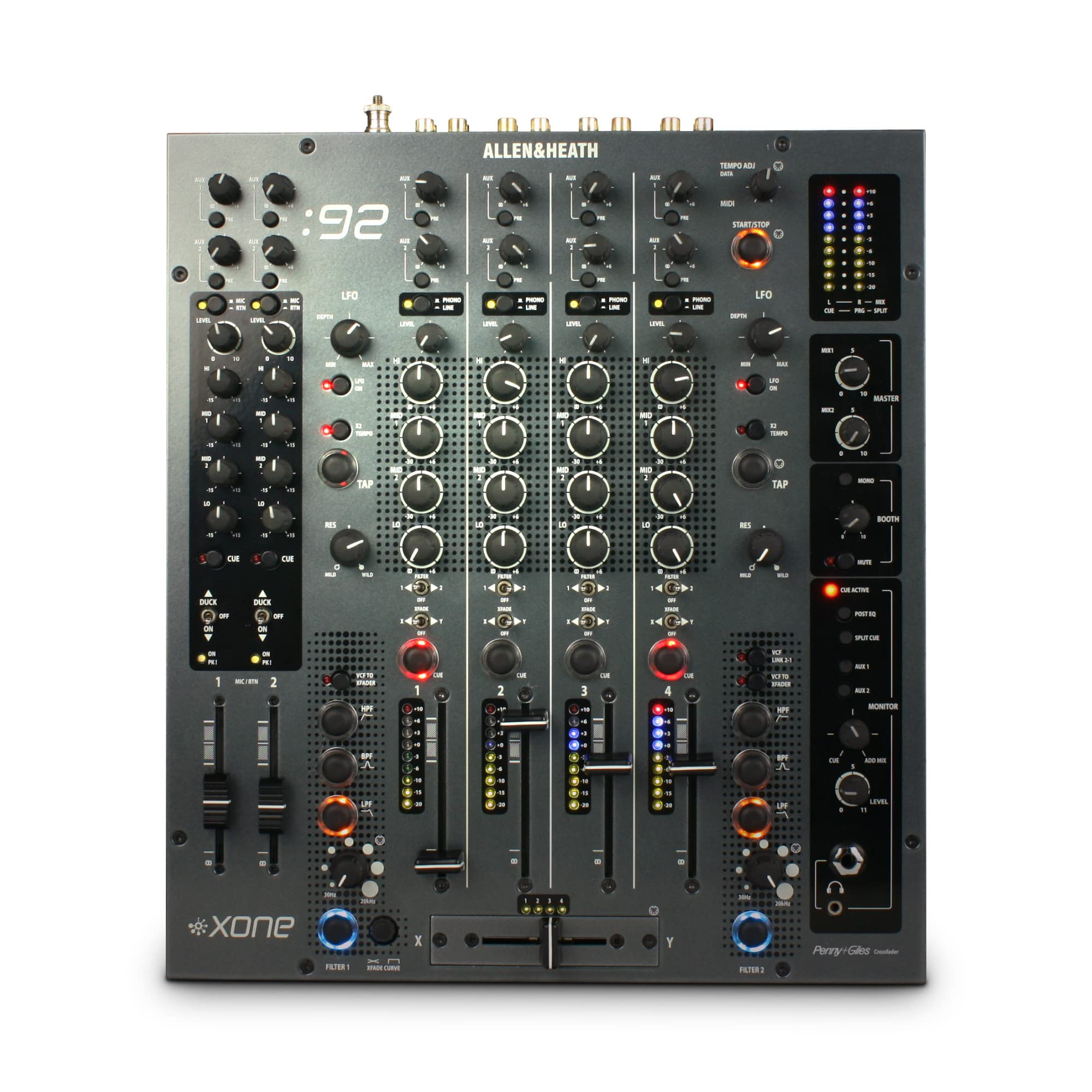 Amazon.com: Allen & Heath Xone:92 Fader Professional 6 Channel