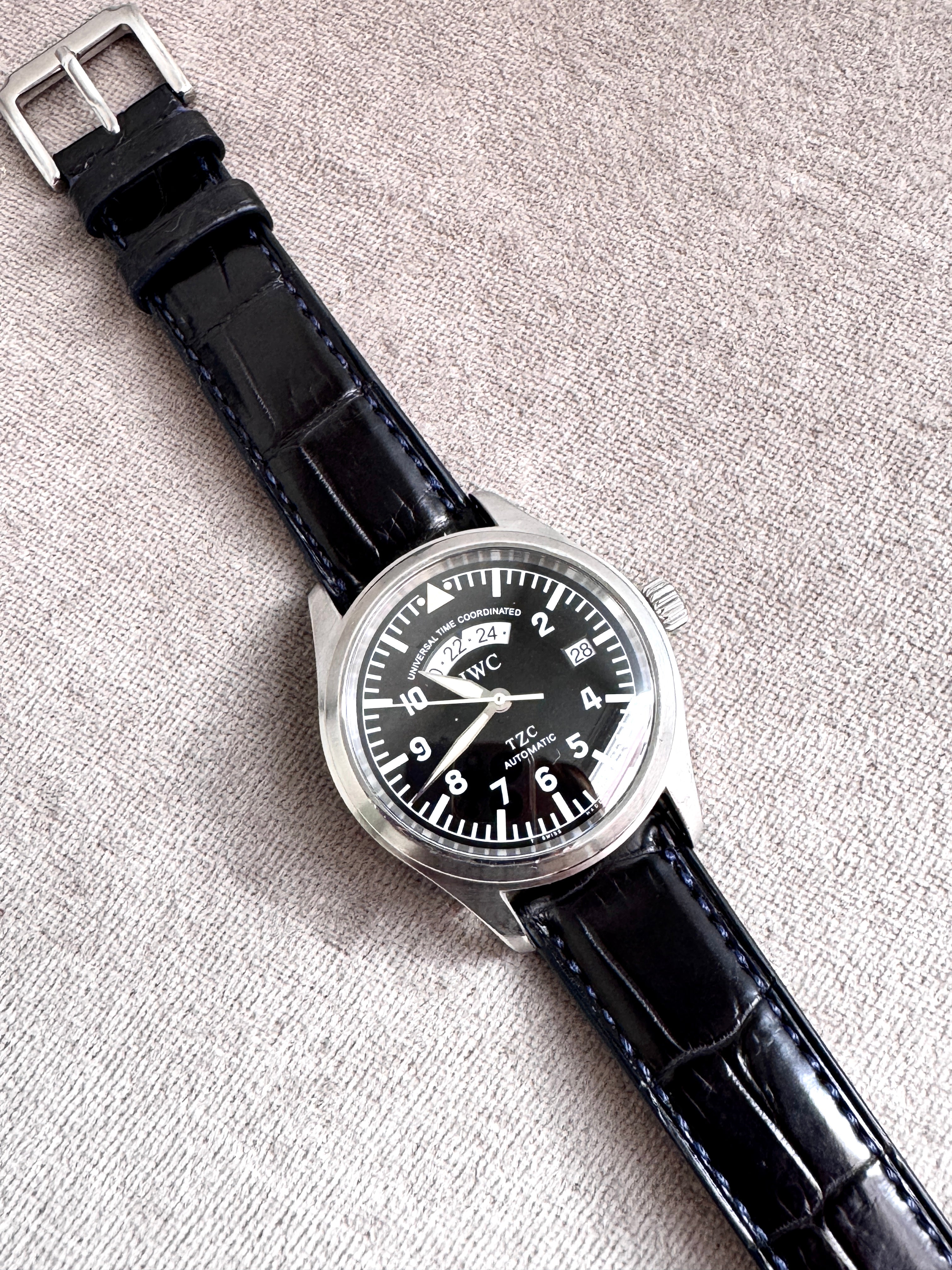 クロコダイル｜マットブラック｜20-18mm ｜パイロット – 松下庵