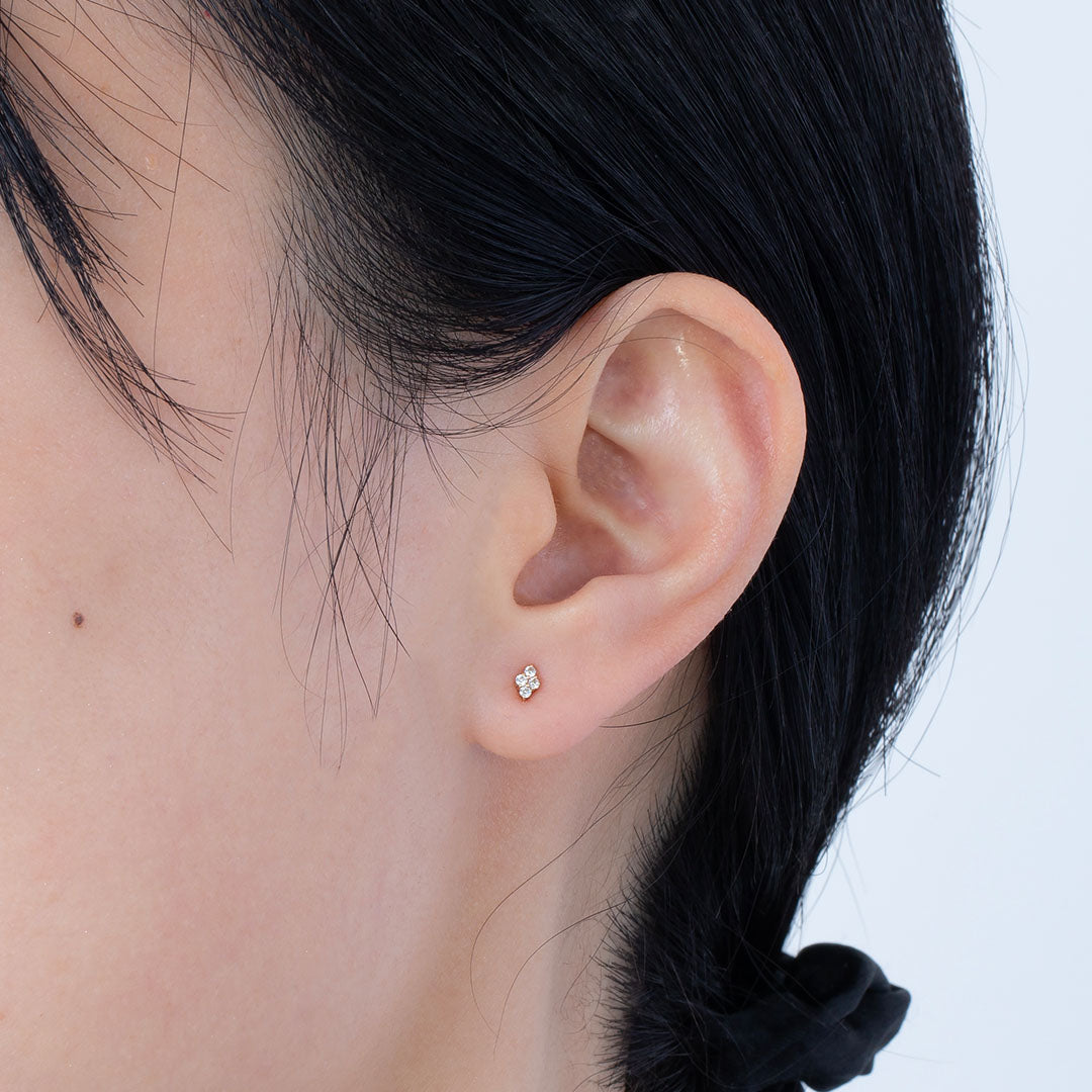 K10ピアス メルクリオ ダイヤ｜MONATELIER（モナトリエ）公式｜K10 一