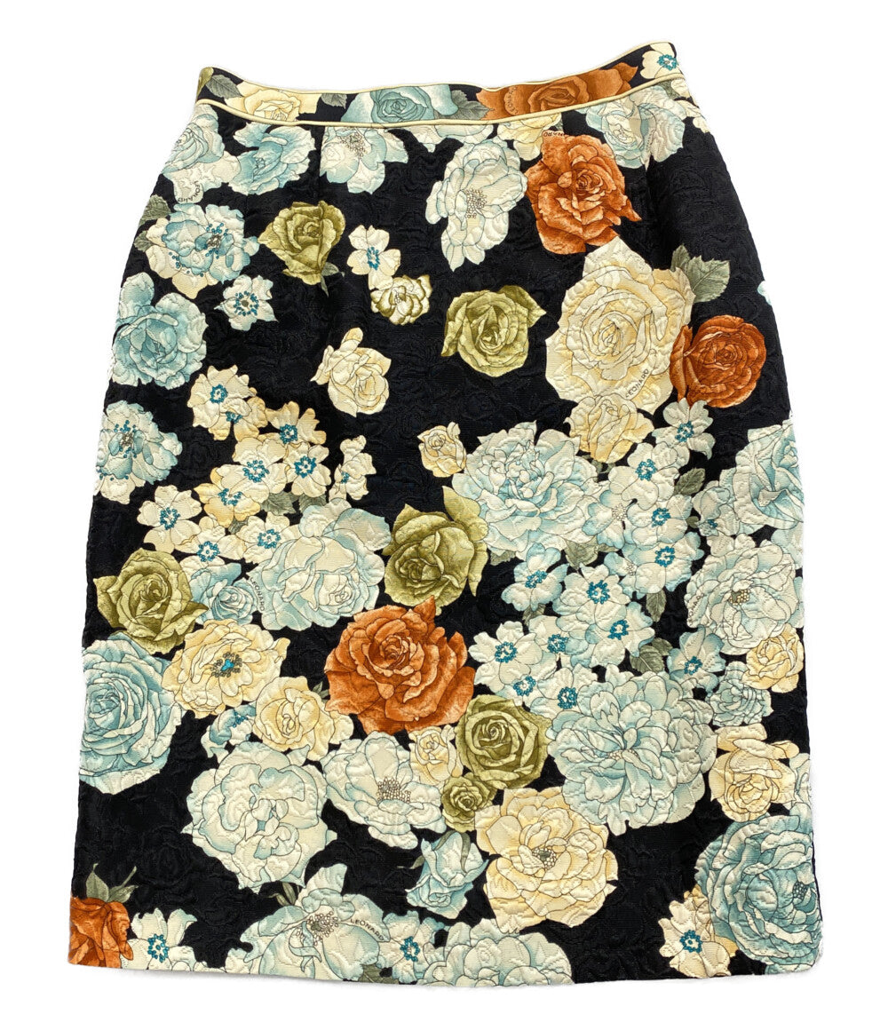 LEONARD セットアップ ジャケットスカート 花柄 レディース SIZE 9AR