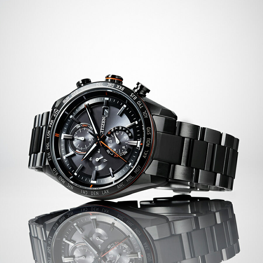 シチズン アテッサ アクトライン ブラックチタン AT8185-62E メンズ