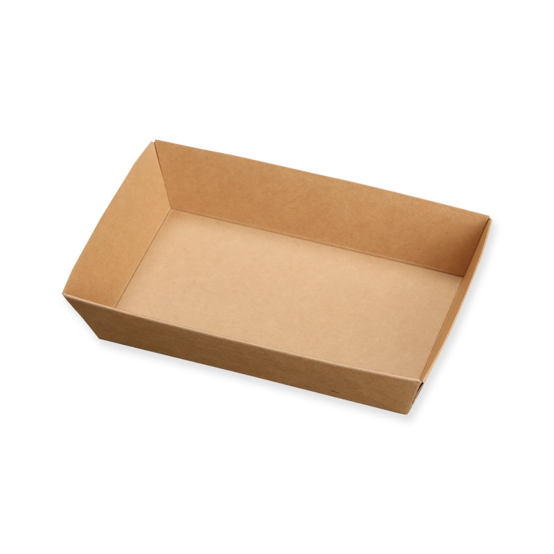 ケーピープラテック 紙容器 未晒紙ボックス KM-76 本体 ナチュラル 50