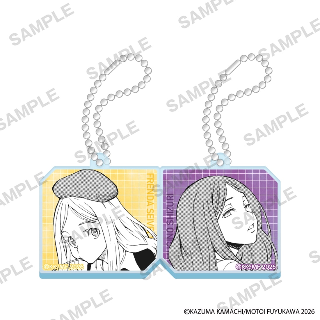 コミック「とある科学の超電磁砲」 アクリルペアキーホルダー 麦野