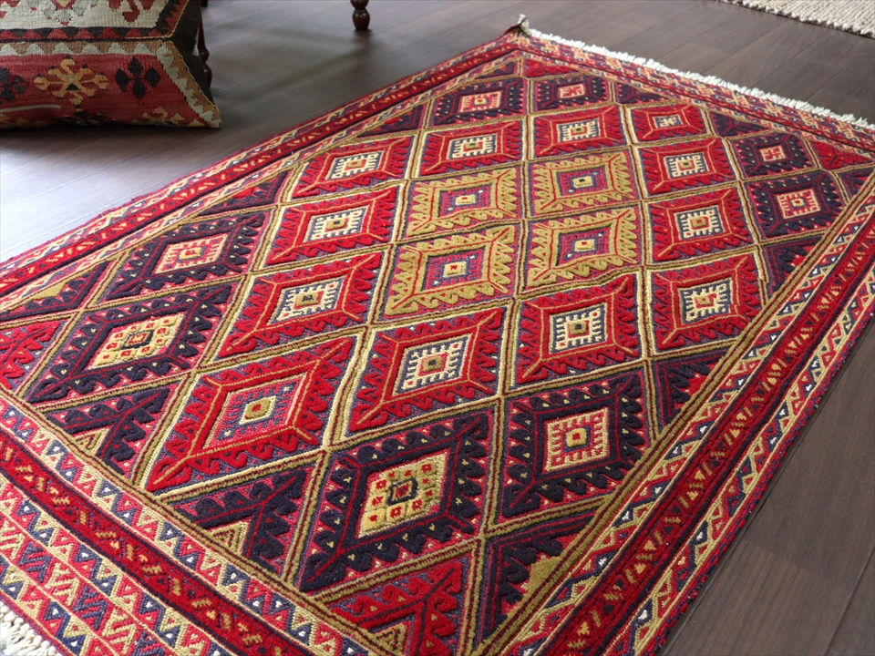 キリムスタイル / オールドキリム・アフガニスタン ミシュワニ131×80cm