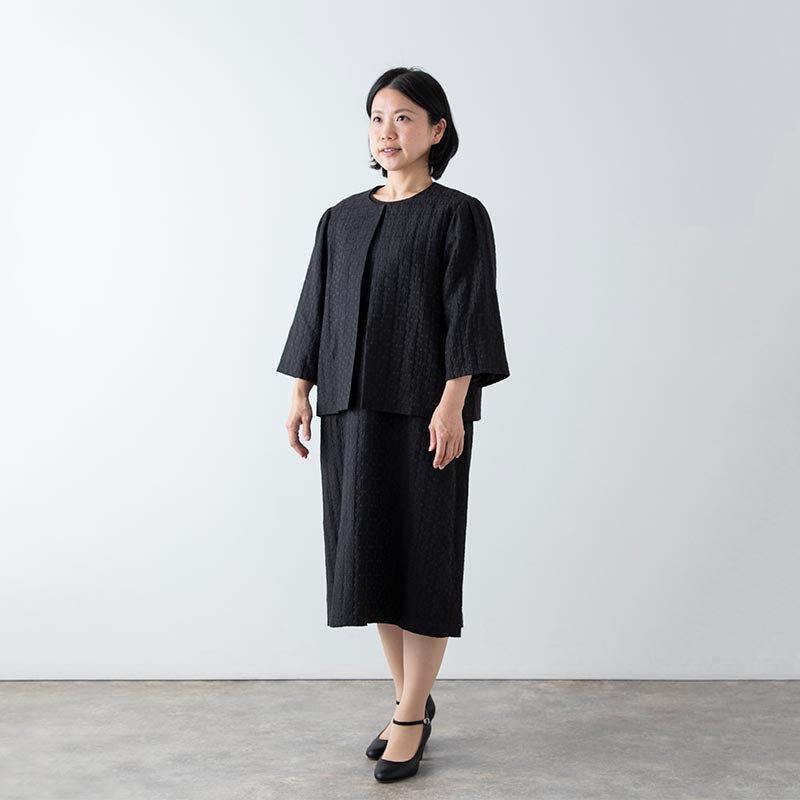 身長別着用レビュー】セミフォーマル「四葉紋のワンピース」 | 中川政