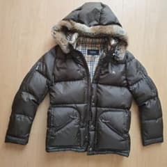 2.15終了 新品同様サイズMバーバリーブラックレーベル3wayダウン