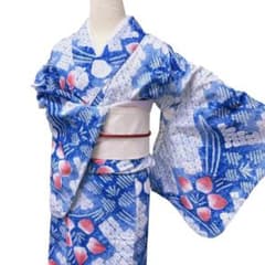 A63有松鳴海絞り 高級浴衣 花 綿 美品 手縫い仕立て - メルカリ