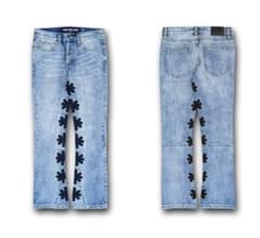 Lostshdws デニム フレアパンツ 28 - メルカリ