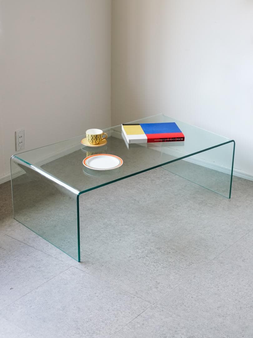 【BG】　SATURN ガラス コーヒーテーブル モダン センターテーブル 北欧 おしゃれ BELL COFFEE TABLE ガラス テーブル