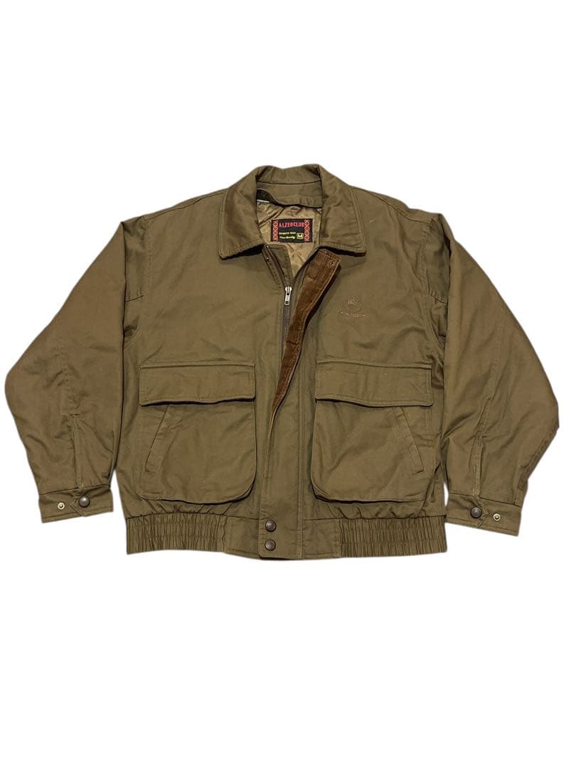 田*中様 ALZEO CLUB 中綿 ボンバージャケット ブルゾン カーキ 短丈