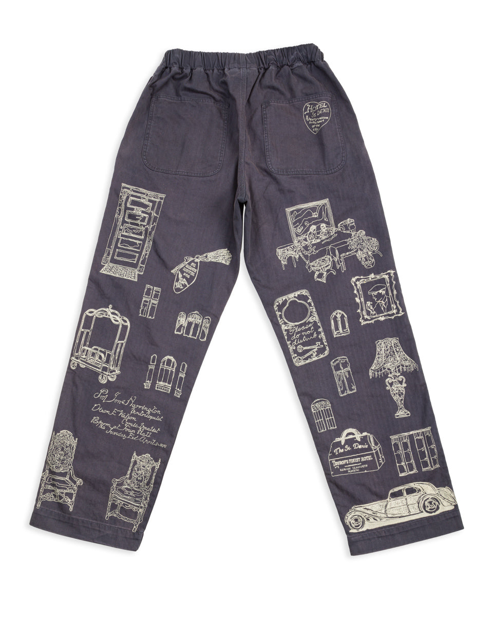 Samuel Zelig Hotel Pant - Navy – Standard & Strange