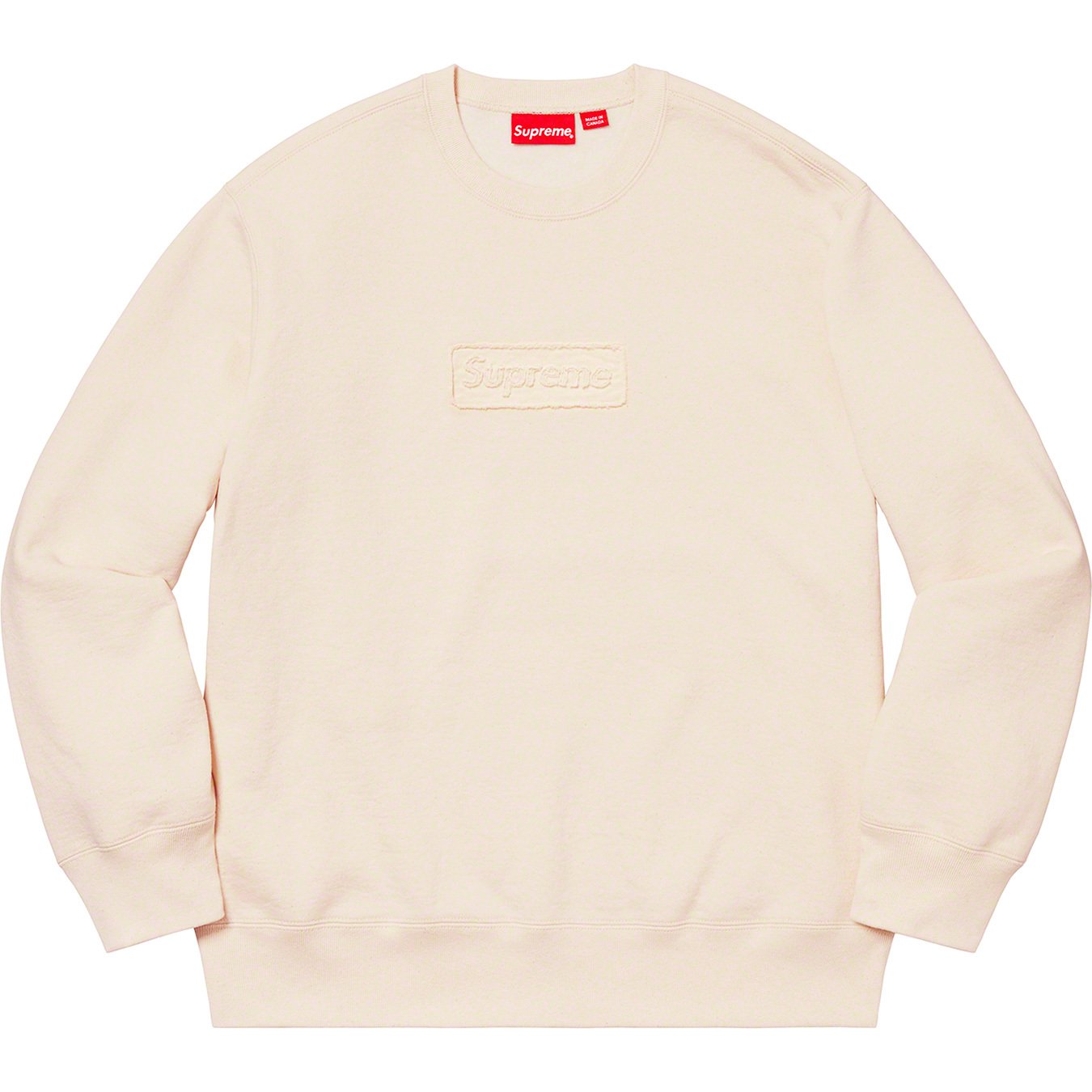 Cutout Logo Crewneck | Supreme 20ss