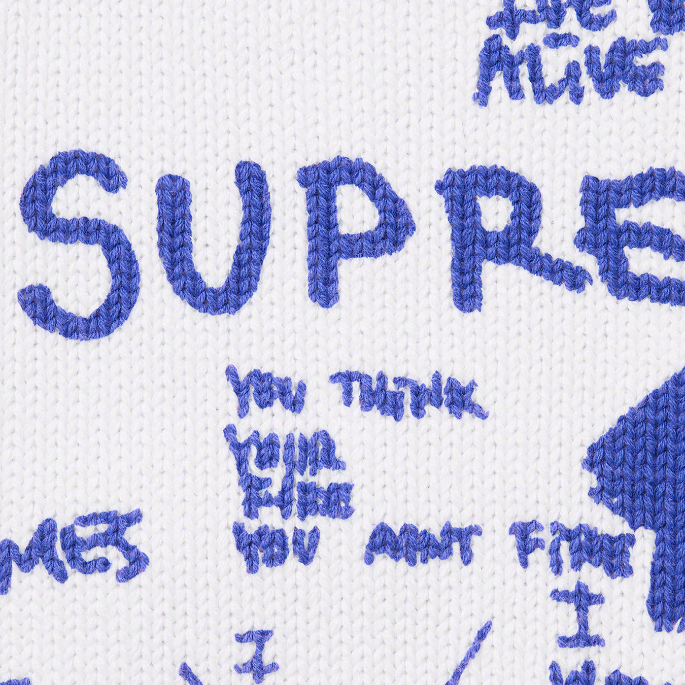 Gonz Poems Sweater | Supreme 23ss