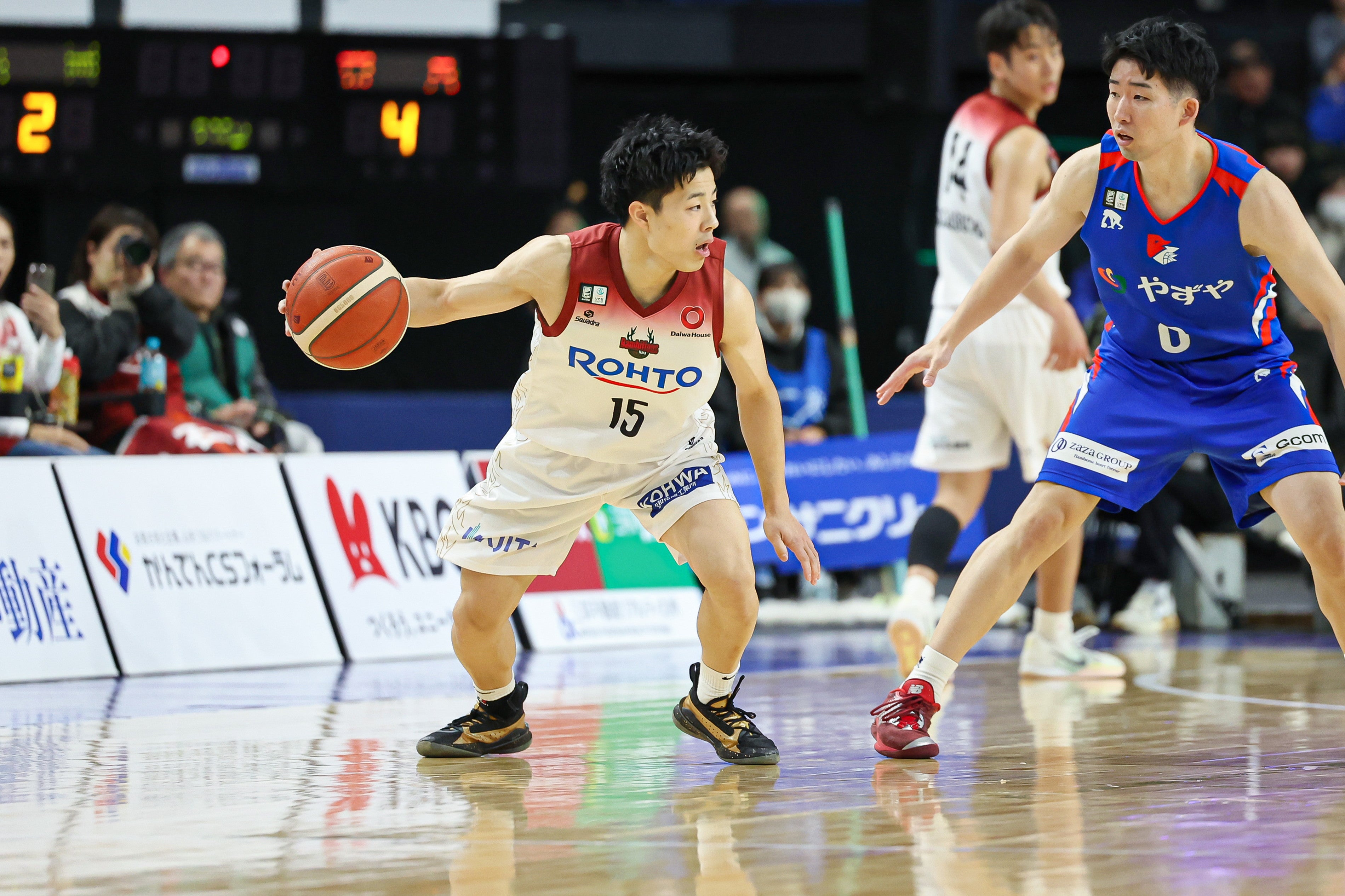 試合結果 バンビシャス奈良 80-70 ライジングゼファー福岡