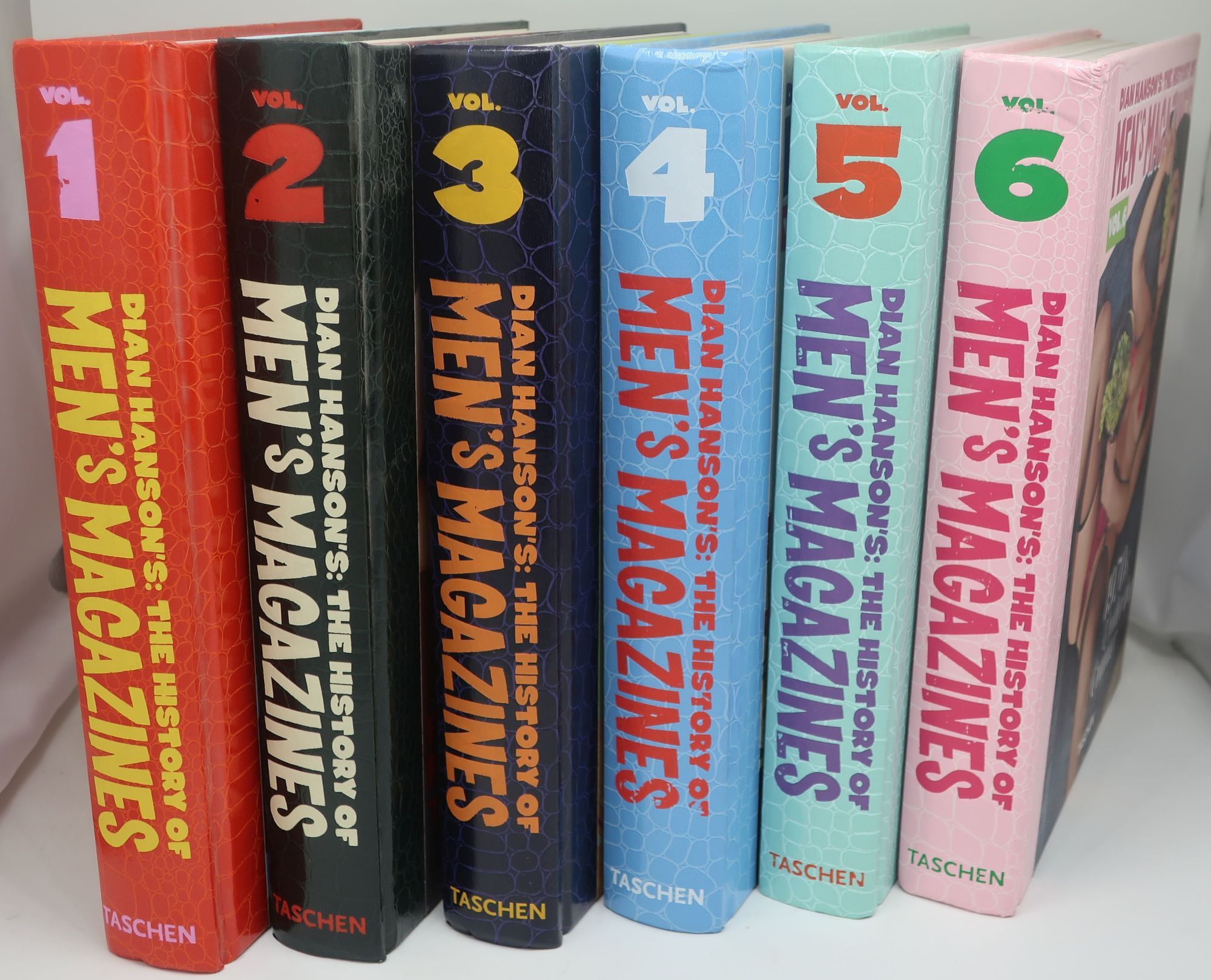 THE HISTORY OF MEN'S MAGAZINES Six Volumes | DIAN HANSON | First