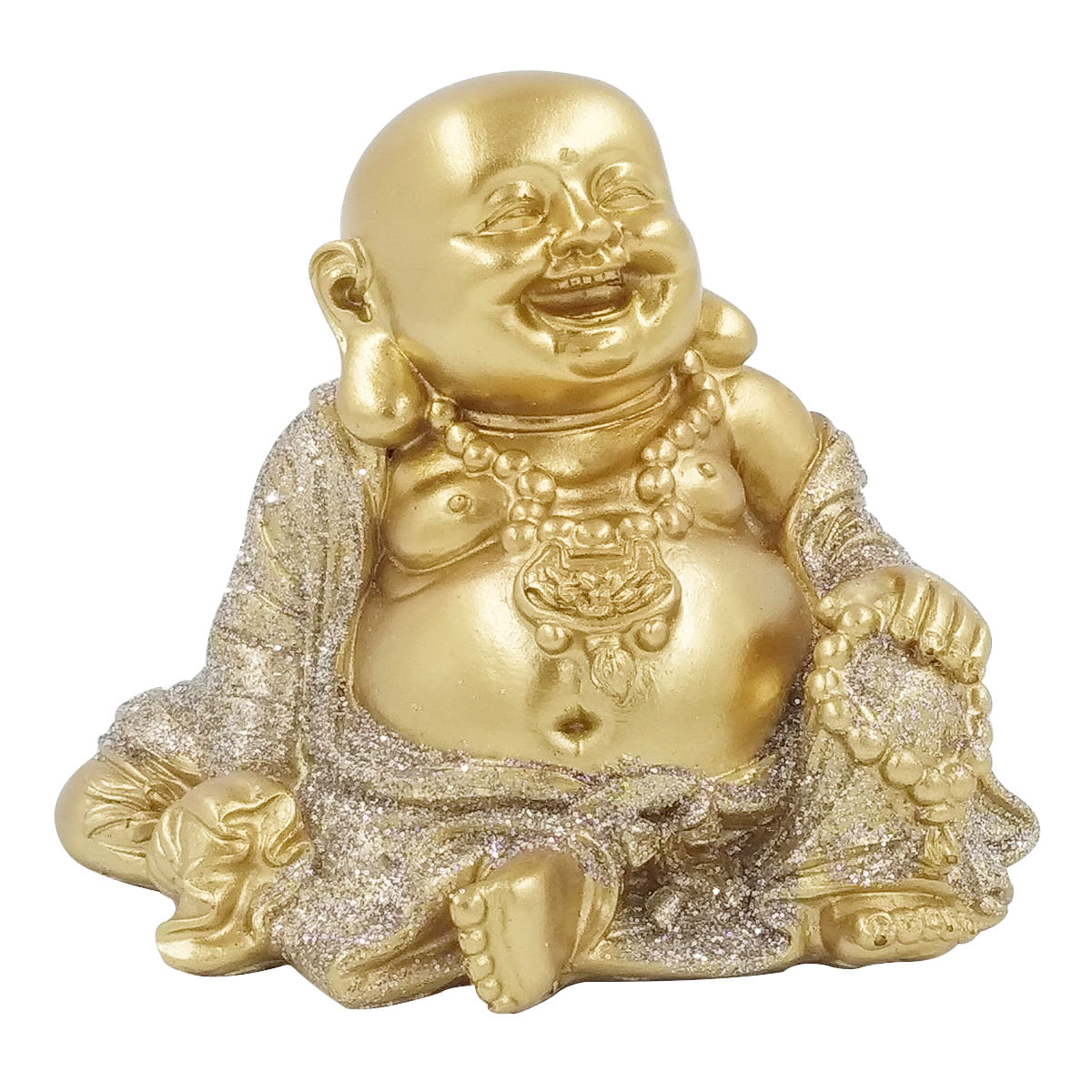 Buda Decorativo 8cm em Resina Martins & Martins