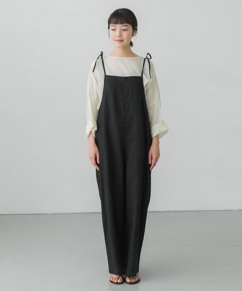 かぐれ（カグレ）の「リネンキャミサロペット（サロペット