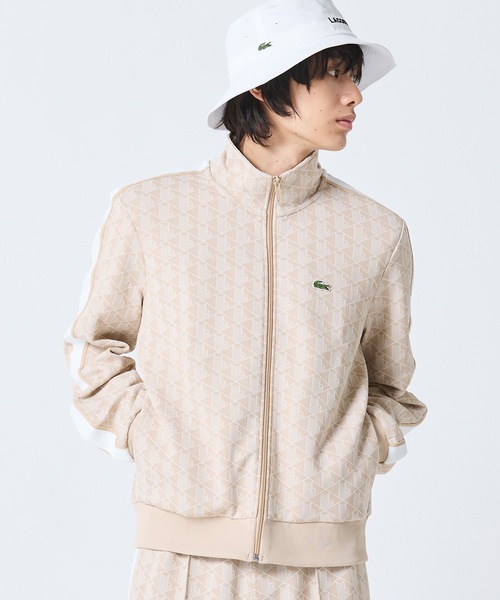 モノグラムジャカードトラックジャケット 【セットアップ対応