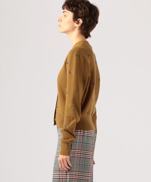 caban（キャバン）の「□コットンカシミヤ エンブロイダリークルー