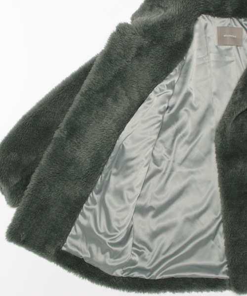 HELIOPOLE（エリオポール）の「ECO FUR CHESTER DOLMAN COAT（その他