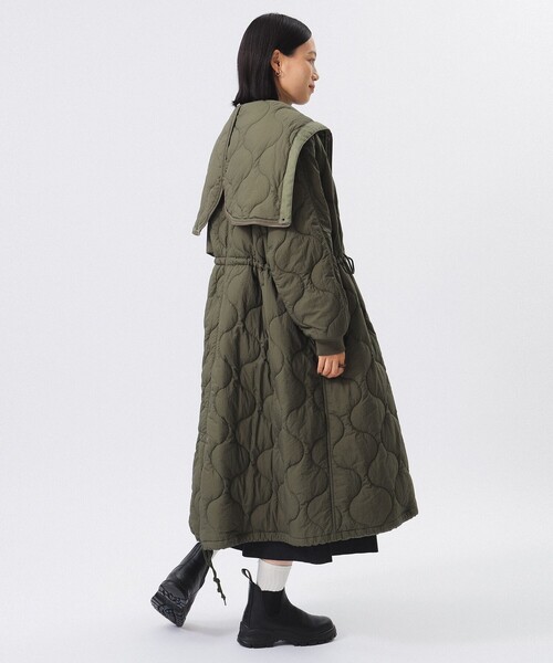 BEAMS BOY（ビームスボーイ）の「ナイロン キルティング フード コート