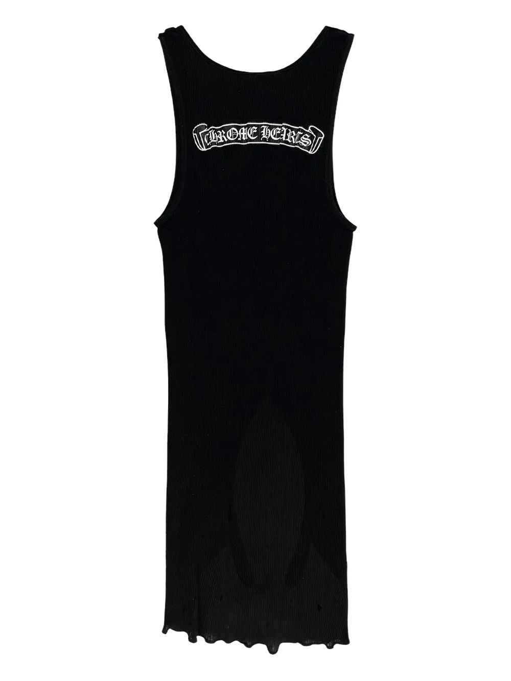 Chrome Hearts Scroll Logo Tank Top | Black | FARFETCH